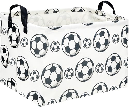 Rectangular Soccer Basket Storage Bin Organizer Box Room Decor by DDBASKET