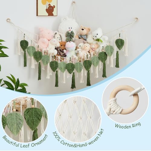 Pretty Jolly Stuffed Animal Storage Hammock - Image 2