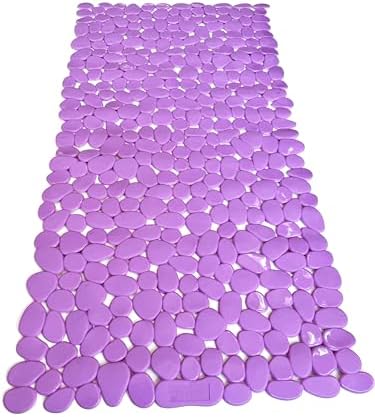 “Pebbles” Non-Slip Bathtub/Shower Mat 27.5”x14” Rectangular, Machine-Washable - Image 2