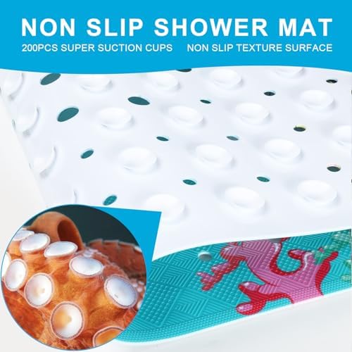 XIYUNTE Bath Mat for Tub Non Slip Bathtub Mat Non Slip 40x16 Baby Bath Mat - Image 4