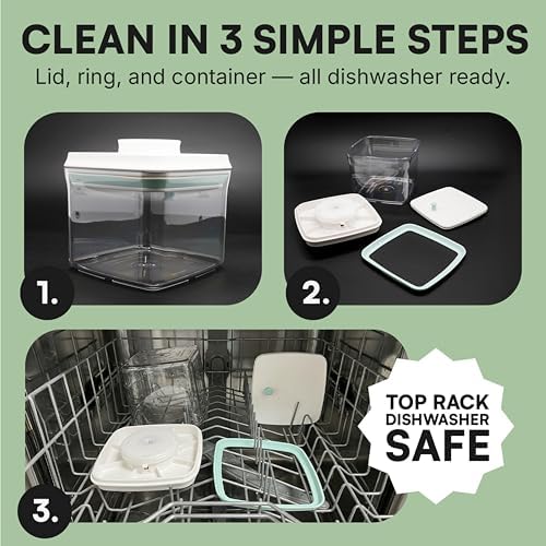 Bop Top Airtight Food Storage Containers | Pop-Top Lid | 3.5 Cups / 28 Oz - Image 6
