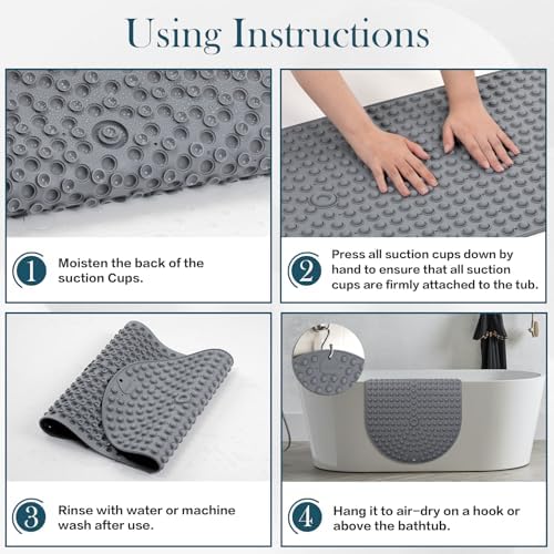Extra Large Shower Mat 33x17.3 - Image 6