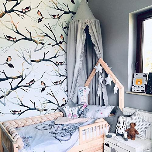 Bed Canopy with Frills Reading Nook Game Tent - Image 3