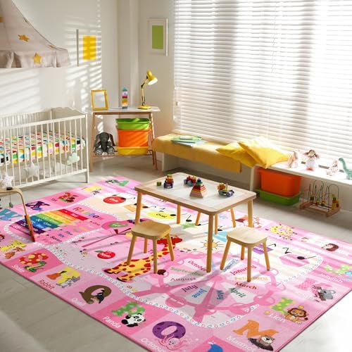 BENRON 3x5 Playroom Rug for Kids Washable, Play Mat - Image 7