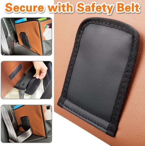 Noaman Leather Car Storage Organizer - Image 4