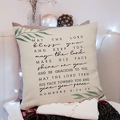 KongMoTree Bible Verse Throw Pillow Cover, Blessing Gift, Scripture Art - Image 2