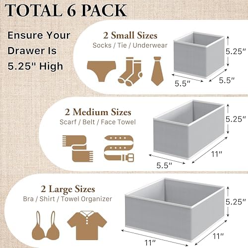 Simple Houseware Underwear Drawer Organizer - Image 2