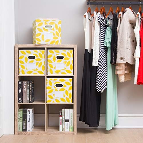 MAX Houser 4 Pack Foldable Fabric Storage Bins - Image 6