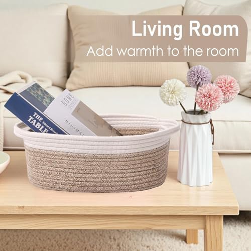JMvicyroam Small Woven Basket, Empty Gift Basket - Image 6