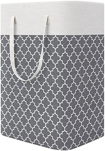 StorageRight Laundry Basket Hamper, 75L Clothes Storage, Clover Grey by StorageRight