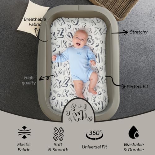 4 Pack Breathable Bassinet Sheets - Image 5