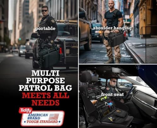 Tidify Patrol Bag Used By Law Enforcement Police Gear and Military Grade - Image 2