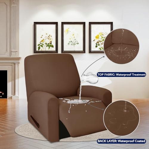 PureFit Waterproof Recliner Chair Cover Slipcovers - Image 3