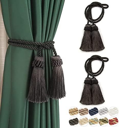 Curtain Tiebacks Handmade Curtain Holdbacks Rope by fenghuangwu