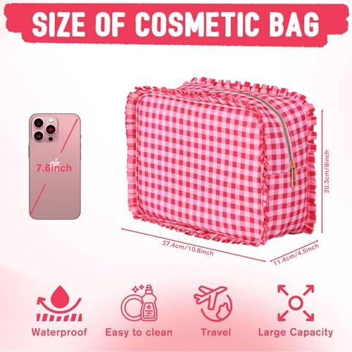 Ruffled Makeup Bag - Image 5