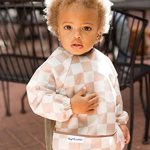 Tiny Twinkle Long Sleeve Bib for Babies & Toddlers | Waterproof Smock Bib for - Image 3