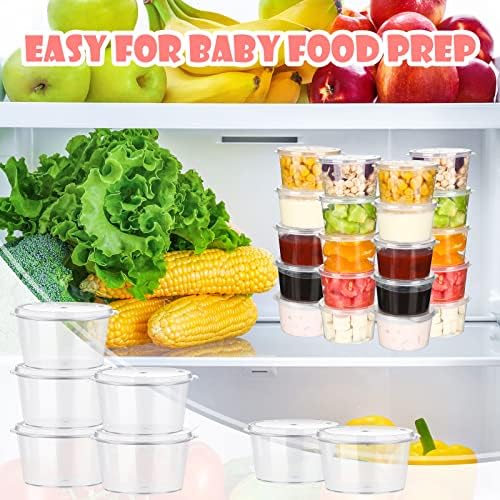 Didaey 100 Pcs Baby Food Storage Containers 4 oz - Image 4