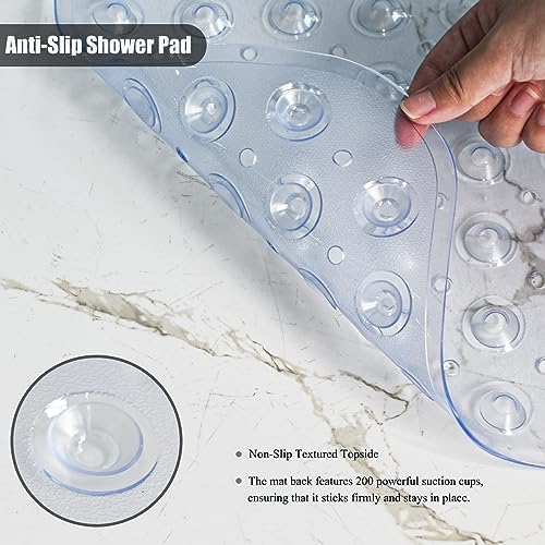 Non Slip Bathtub Shower Mat, Extra Long Bath Mat - Image 2
