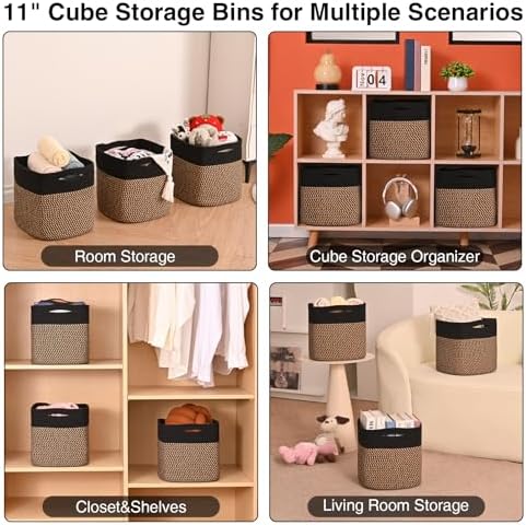 11 Inch Cube Storage Bins, 11x11 Cube Storage Bins - Image 5