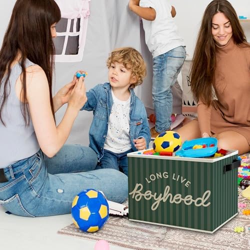 Long Live Boyhood Boys Storage Bins Box - Image 2