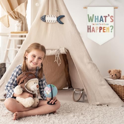 Positive Affirmations What's the Best That Could Happen Canvas Banner - Image 6