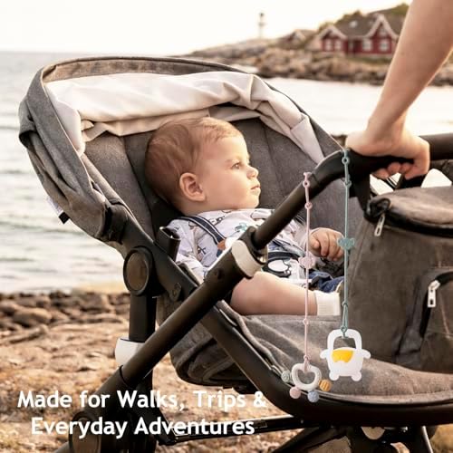 ROCCED Toy Straps for Baby 6pcs, Silicone High Chair Toys Straps Stroller - Image 3