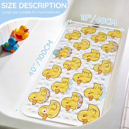 Kids Bathtub Mat, Non Slip Cartoon Bath Mat - Image 2