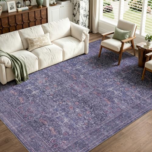 JOLLYVOGUE 5x7 Area Rugs for Living Room, Vintage Washable Rug by JOLLYVOGUE