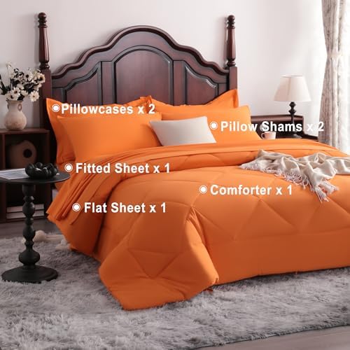 NTBAY King Microfiber Bed in a Bag, Comforter Set 7 Piece - Image 4