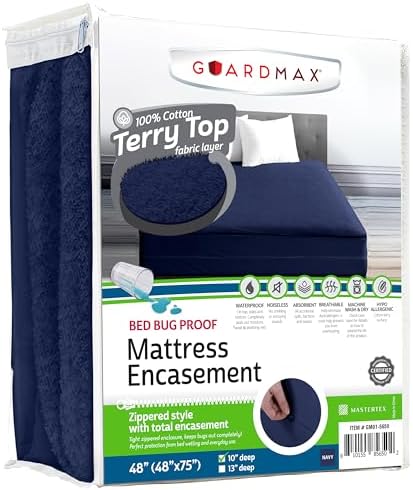 Guardmax RV Mattress Encasement Zippered, 100% Waterproof Mattress Protector by Guardmax