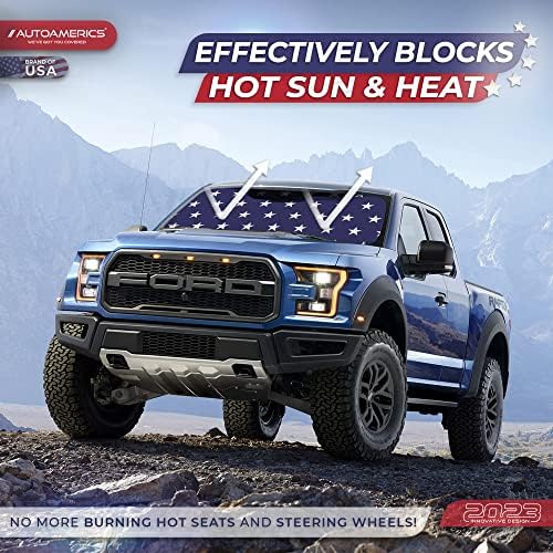 Autoamerics Truck Windshield Sun Shade - Image 3