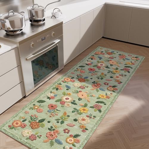 Machine Washable Rug Runners for Hallway: 2'6"x8' Kitchen Runner Rug - Image 4
