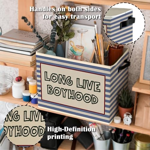 Long Live Boyhood Boys Storage Bins Box - Image 5