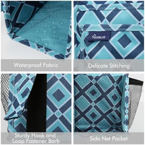 Surblue Bedside Caddy Hanging Bed Organizer Storage Bag Pocket - Image 4