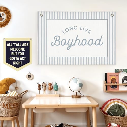 Lacama Long Live Boyhood Boys Room Decor, Boy Nursery Decor - Image 7
