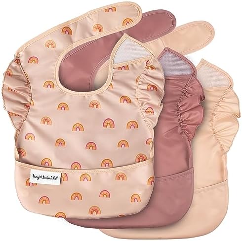 Tiny Twinkle Mess-Proof Baby Bibs by TinyTwinkle