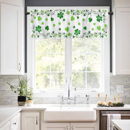 St. Patrick's Day Kitchen Curtains and Valances Set - Image 3