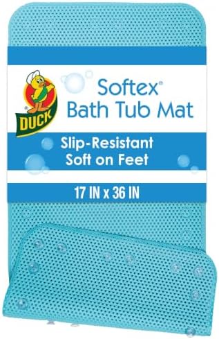 Duck Brand Softex Bath Mat for Tubs, Machine Washable, 17 x 36 Inches, Skid by DuckBrand
