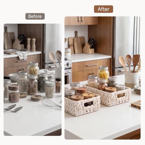 StorageWorks Wicker Baskets for Storage - Image 6