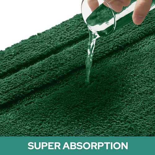 HOMEIDEAS Bathroom Rugs Sets 2 Piece, Super Soft and Absorbent Non Slip - Image 4