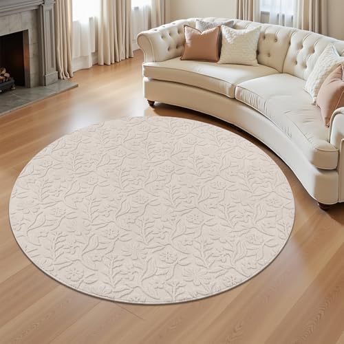 Vaukki Round Rug for Living Room by Vaukki