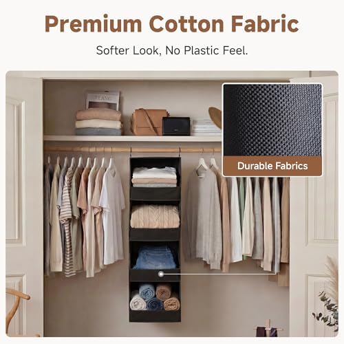 StorageWorks Basics Hanging Closet Organizer, Foldable Storage Organizer - Image 5