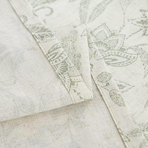 Vangao Floral Valances for Windows Forest Green W50 X 16L 1 Panel - Image 5
