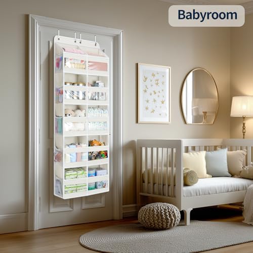 Yecaye 5-Tier Over The Door Organizer Dual-Column, 80lbs Load Extra Large Over - Image 6