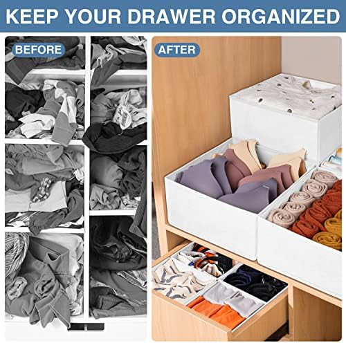Criusia Drawer Organizer Clothes 12 Pack - Image 2