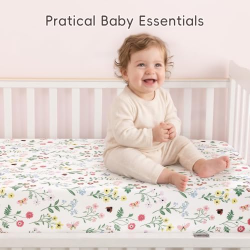 david's kids 3 Pack Mini Crib Sheets, Soft Breathable Premium Pack N Play Sheets - Image 3