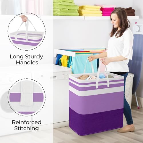 StorageRight Laundry Basket Hamper, 125L Collapsible Clothes Storage - Image 4