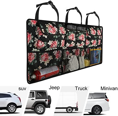 Femuar Car Trunk Organizer, Large Capacity Backseat Trunk Organizer, - Image 6