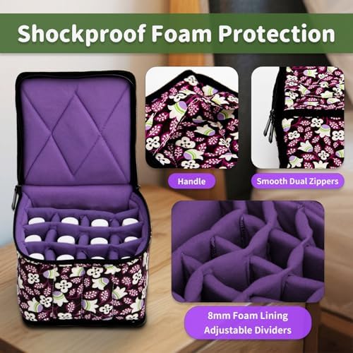 Weljoy Essential Oil Case 13 Bottle Organizer - Image 5