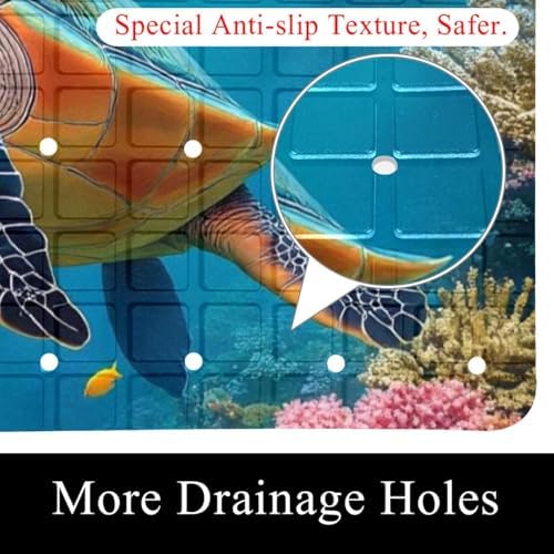 Baby Bath Mat Non Slip 26.8"x15.1" Bathtub Mat - Image 2